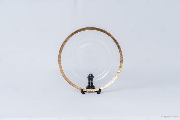 Gold Rim Charger Plate