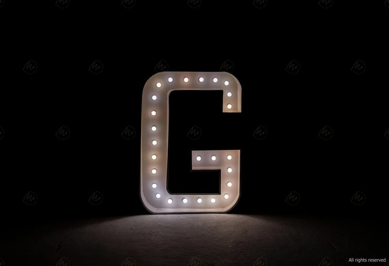 Large Marquee Letter G