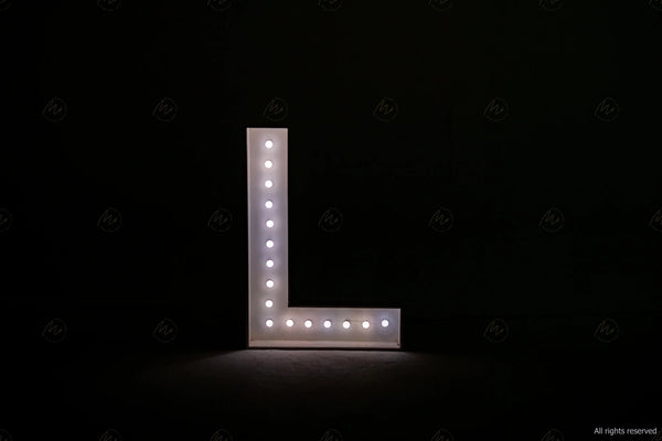 Large Marquee Letter L