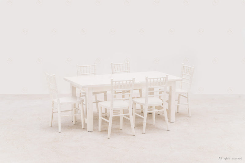 Kids White Table