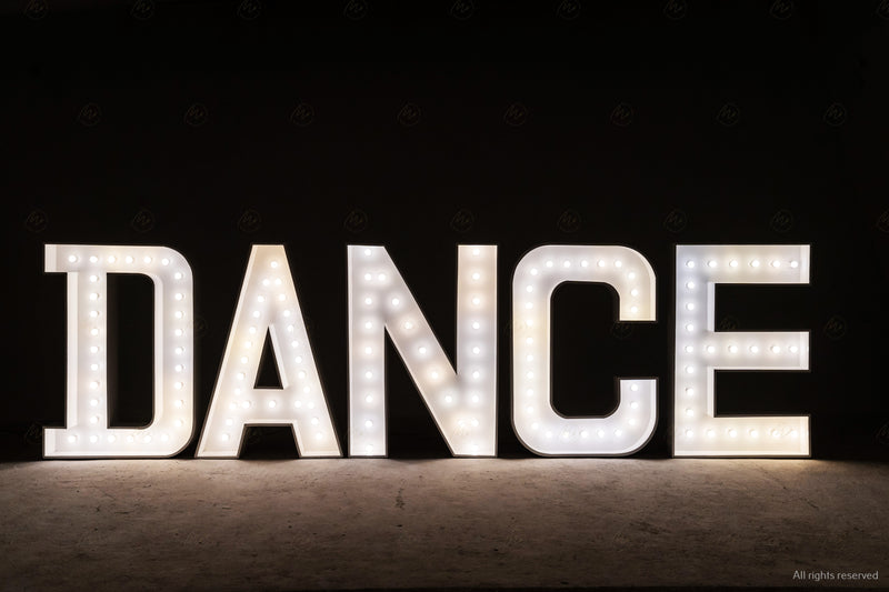 Marquee Letters DANCE