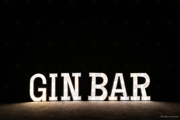 Small Marquee letters - GIN BAR