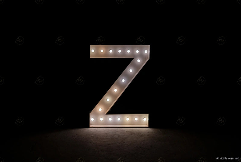 Large Marquee letter Z